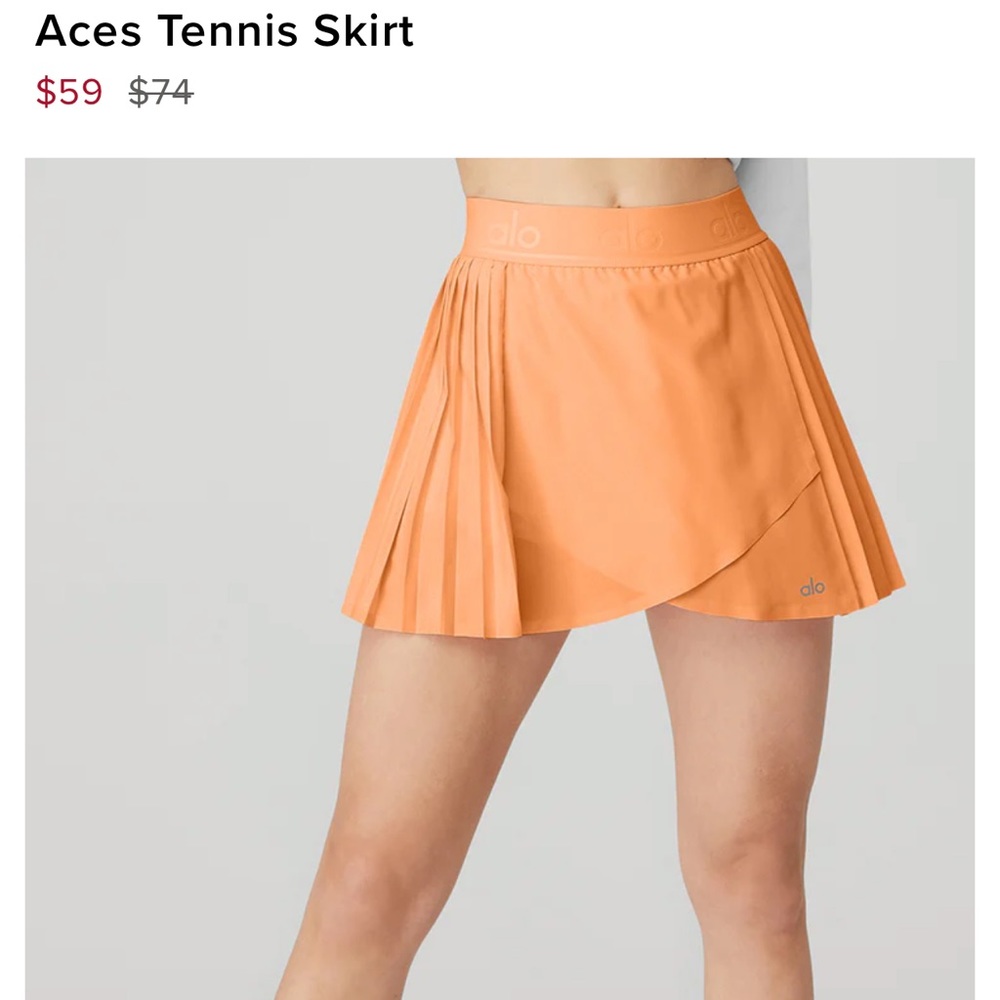 Alo tennis skirt